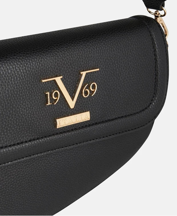 V 1969 Italia Womens Handbag VE014 BLACK – 19v69 Italia